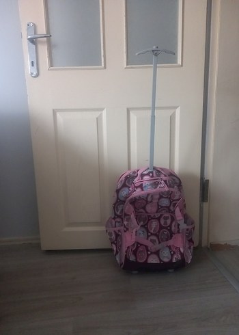 Pembe Desenli Çocuk Okul Çantası - Görsel 9