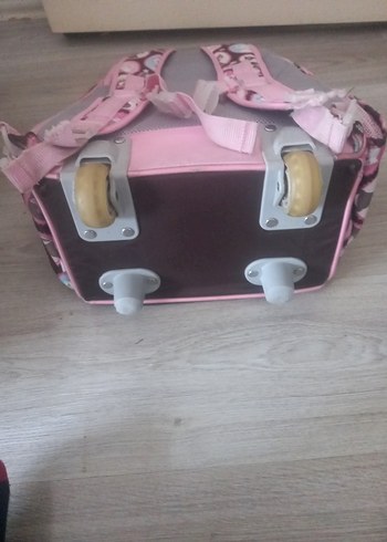 Pembe Desenli Çocuk Okul Çantası - Görsel 7