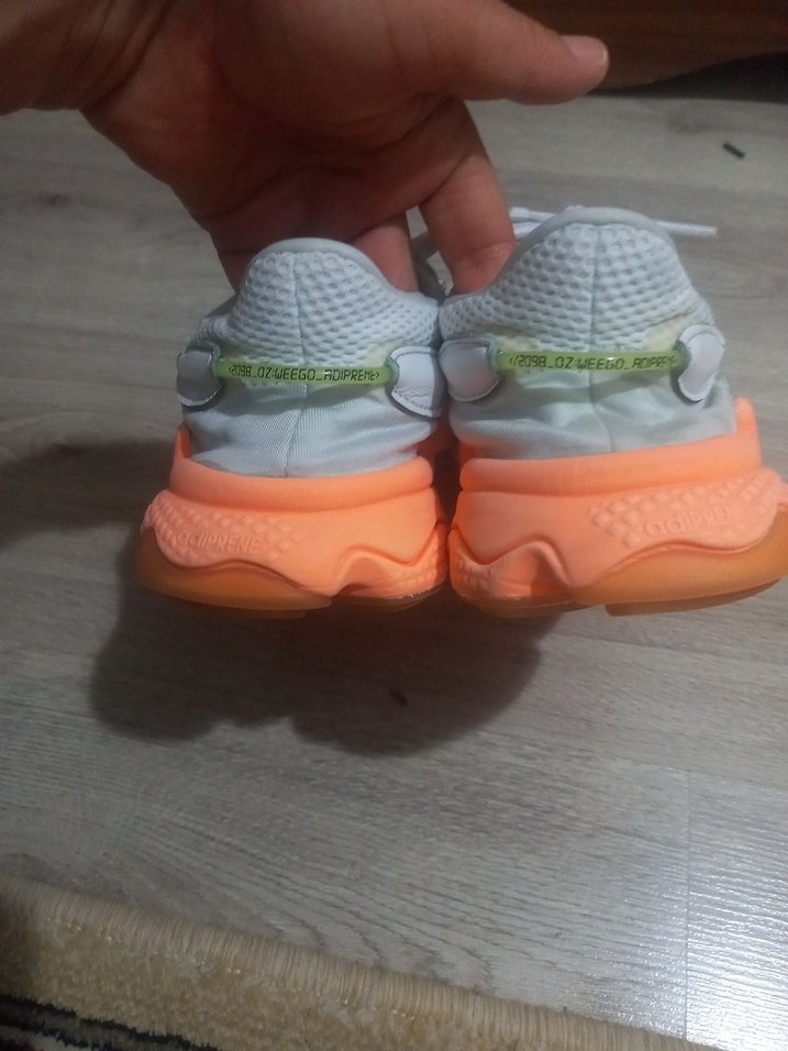 Beyaz Bağcıklı Kadın Spor Ayakkabı - Görsel 3