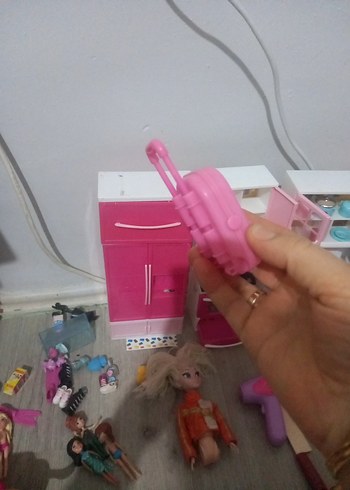 Pembe Minyatür Oyuncak Ev Eşyaları Seti - Görsel 7