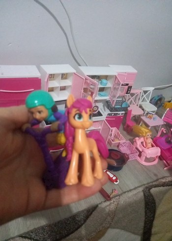 Pembe Minyatür Oyuncak Ev Eşyaları Seti - Görsel 5