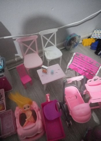 Pembe Minyatür Oyuncak Ev Eşyaları Seti - Görsel 2