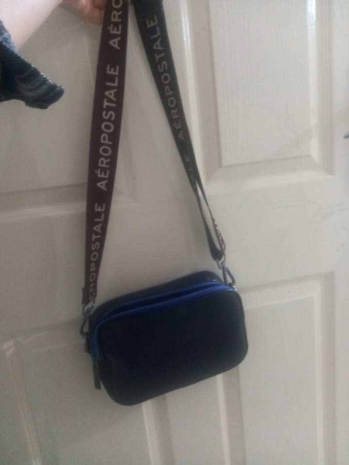 Lacivert Deri Bel Askılı Kadın Çanta - Görsel 3