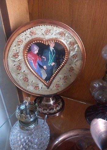 ZEMZEM SUYU SETİ BDİR TEPSİ GAZ LAMBALARI Koyu Altın RenkliBakır - Görsel 4