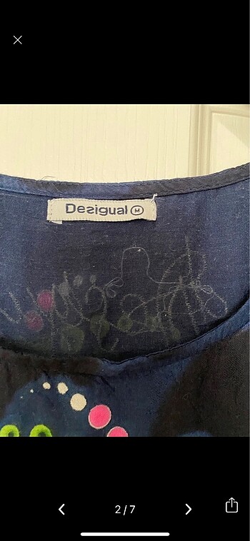 m Beden Desigual elbise