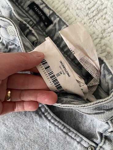 38 Beden Trendyol milla mom jean