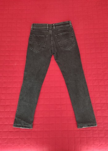 Siyah Yırtık Detaylı Kot Pantolon - Görsel 5