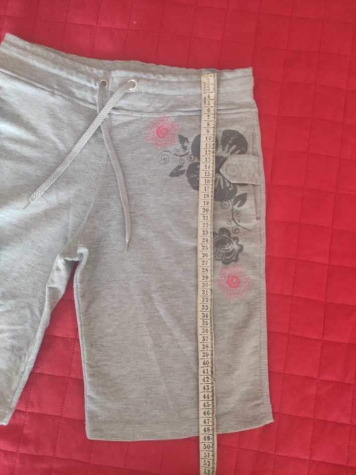 Gri Şort - Görsel 4