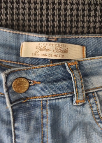 Kadın Mavi Denim Midi Boy Skinny Jean - Görsel 5