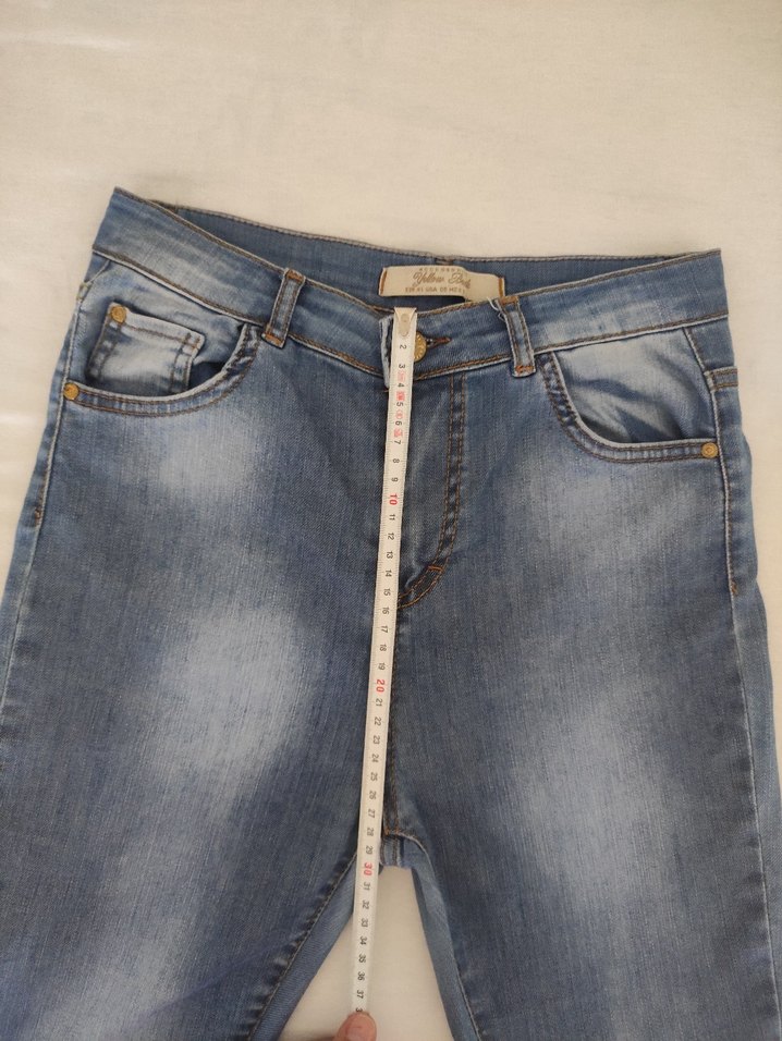 Kadın Mavi Denim Midi Boy Skinny Jean - Görsel 3