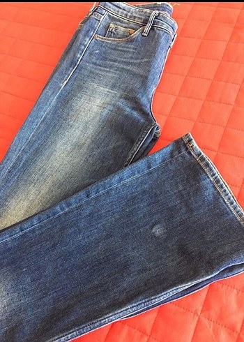 Kadın Lacivert Midi Denim Pantolon - Görsel 6