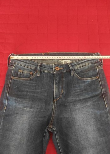 Kadın Lacivert Midi Denim Pantolon - Görsel 3