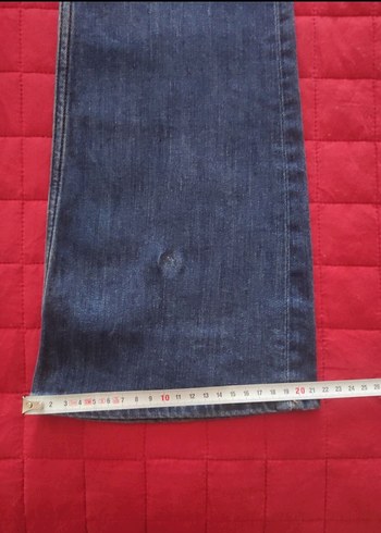 Kadın Lacivert Midi Denim Pantolon - Görsel 5