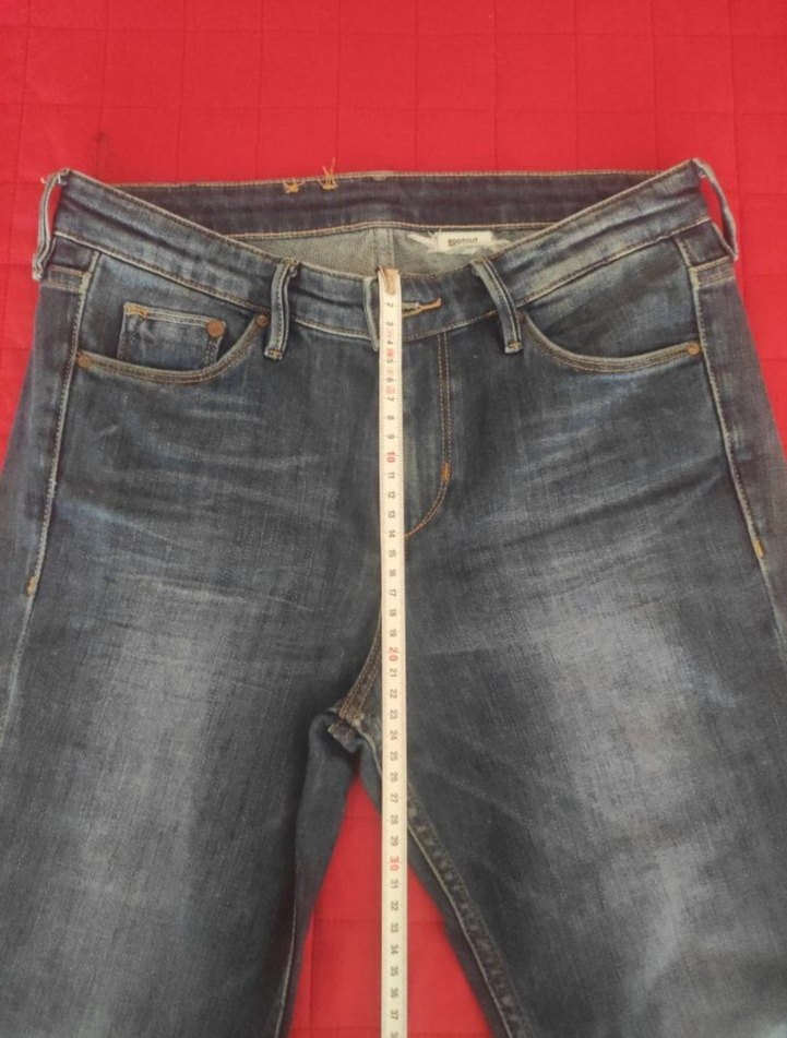 Kadın Lacivert Midi Denim Pantolon - Görsel 4