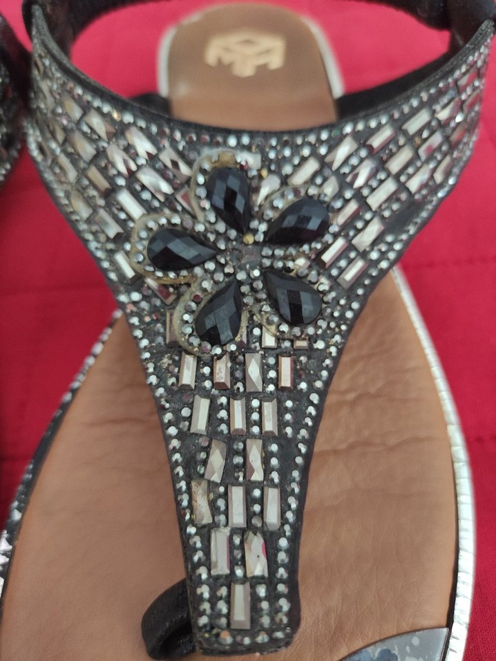 Taşlı Kadın Sandalet - Görsel 2