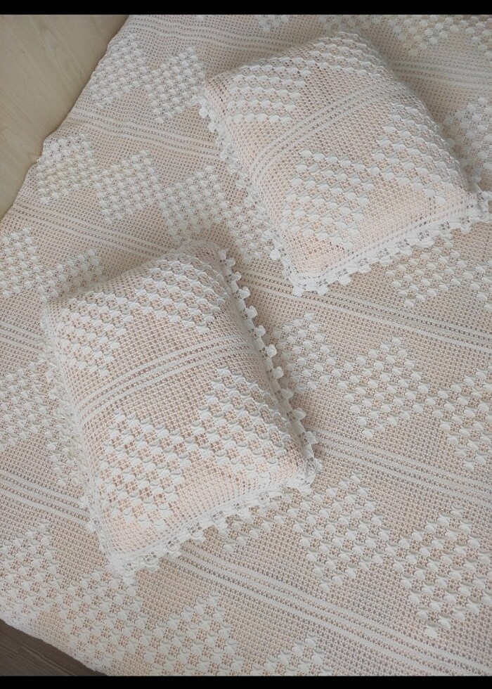 Dantel yatak örtüsü - Görsel 2