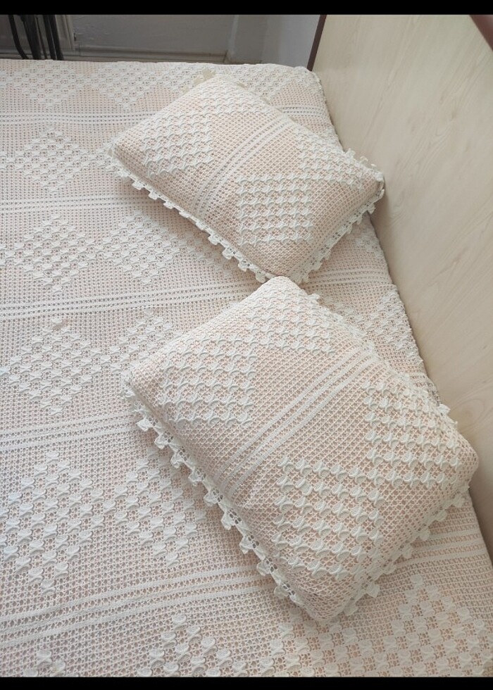 Dantel yatak örtüsü - Görsel 5