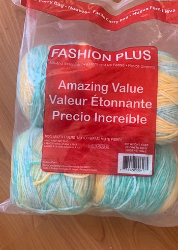 Pastel Renkli Çok Renkli Tie-Dye İplik Paketi
