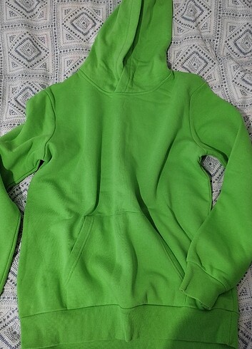 s Beden ltb fosforlu yeşil canlı renk erkek beden sweatshirt oversize ka