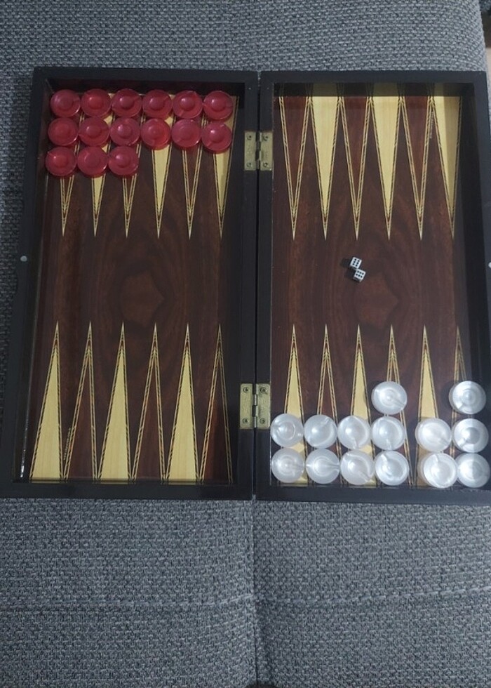 Ahşap kaliteli TAVLA -SIFIR  - Görsel 2