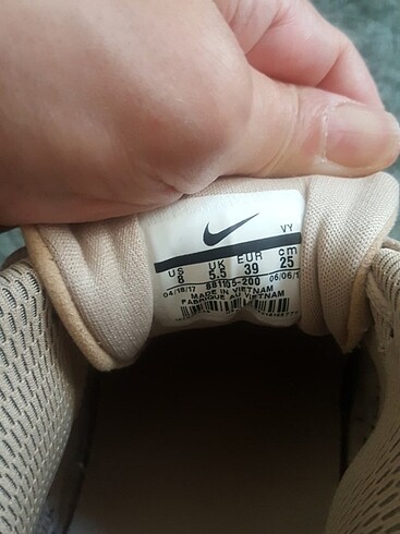 39 Beden ten rengi Renk NIKE kadin ayakkabi