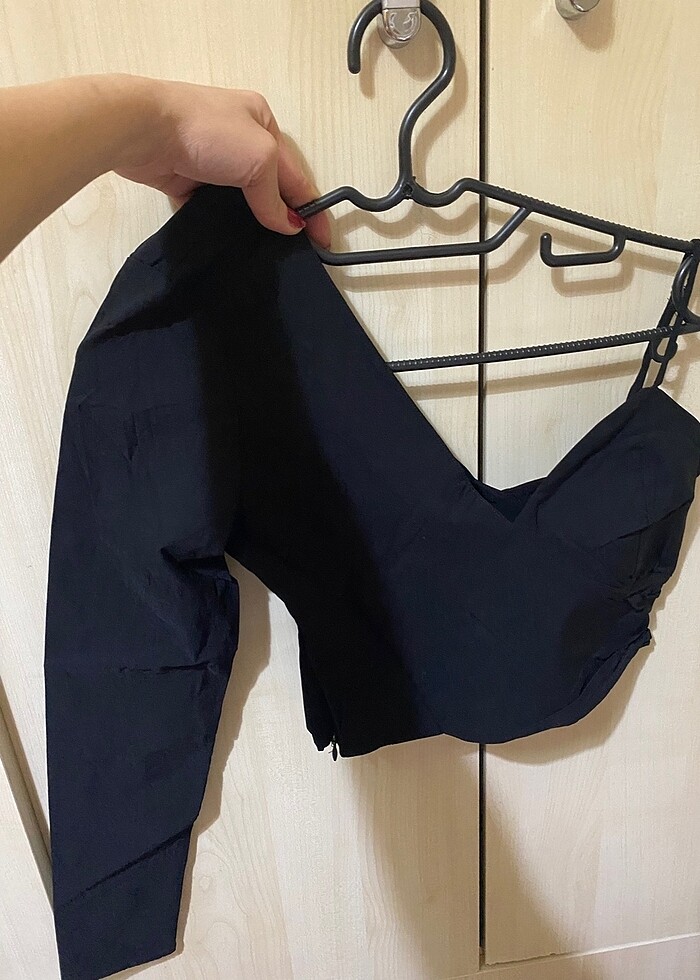 Stradivarius crop bluz - Görsel 2