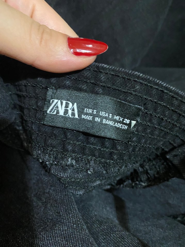 Straplez Lacivert Midi Denim Elbise - Görsel 4