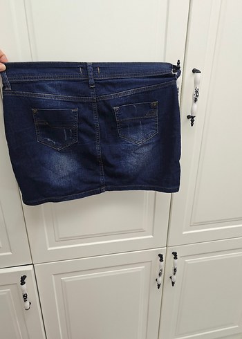 l Beden Denim Mini Etek