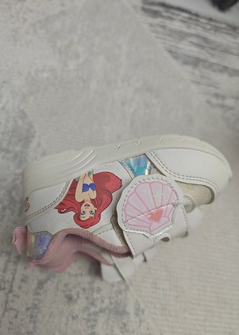 Kız Çocuk Beyaz Cırt Cırtlı Spor Ayakkabı - Görsel 4