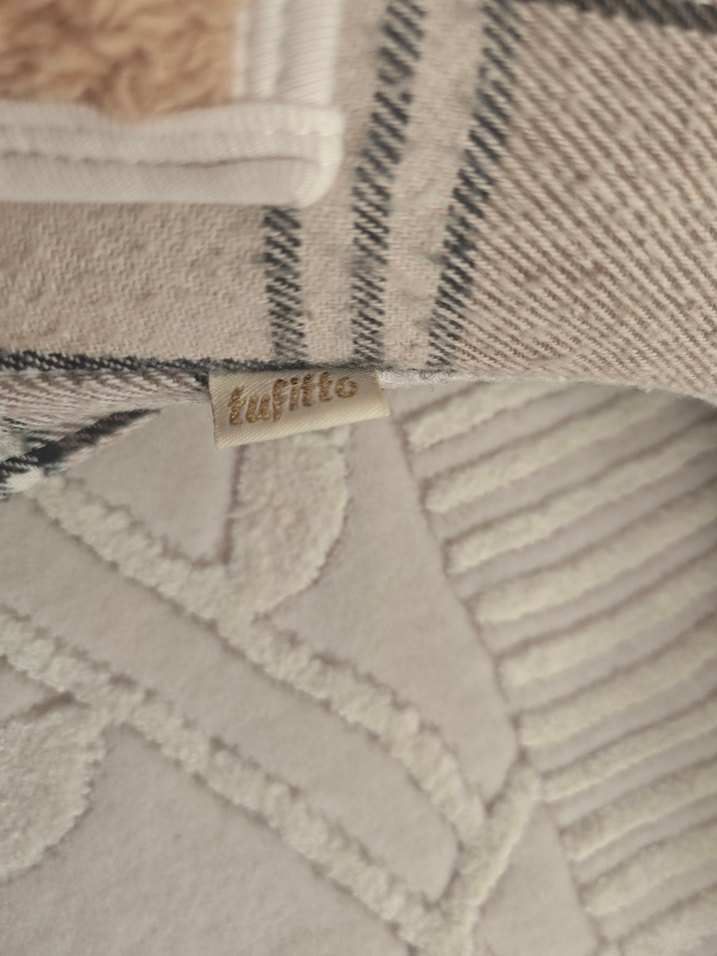 Kahverengi Kapüşonlu Ekose unisex Çocuk Kaban - Görsel 5