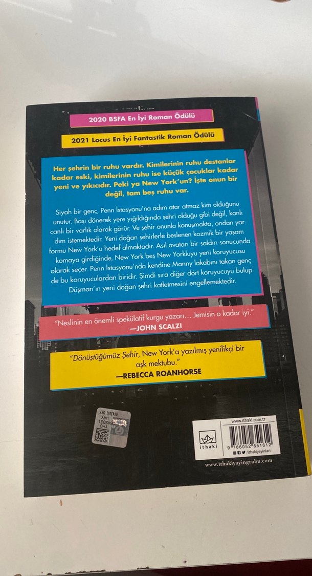 Dönüştüğümüz Şehir - N. K. Jemisin - Görsel 2