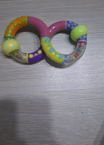 Renkli Diş Kaşıyıcı ve Çıngırak Oyuncak - Görsel 3