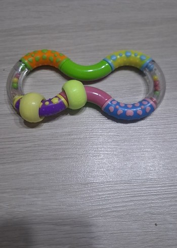 Renkli Diş Kaşıyıcı ve Çıngırak Oyuncak - Görsel 2