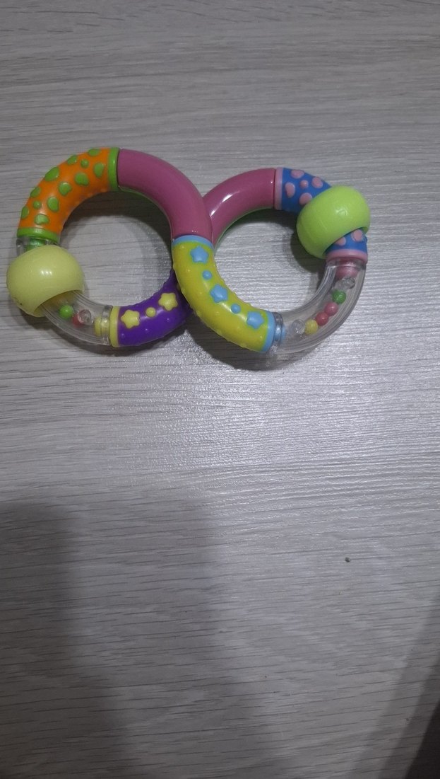 Renkli Diş Kaşıyıcı ve Çıngırak Oyuncak - Görsel 3