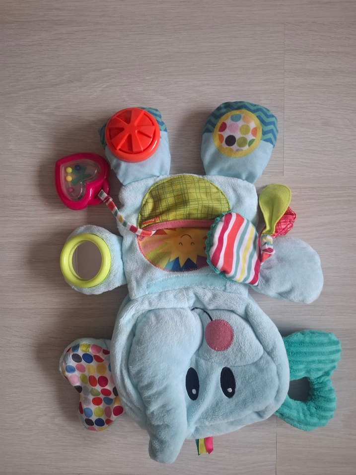 Rengarenk Fil Şekilli Diş Kaşıyıcı Oyuncak - Görsel 2