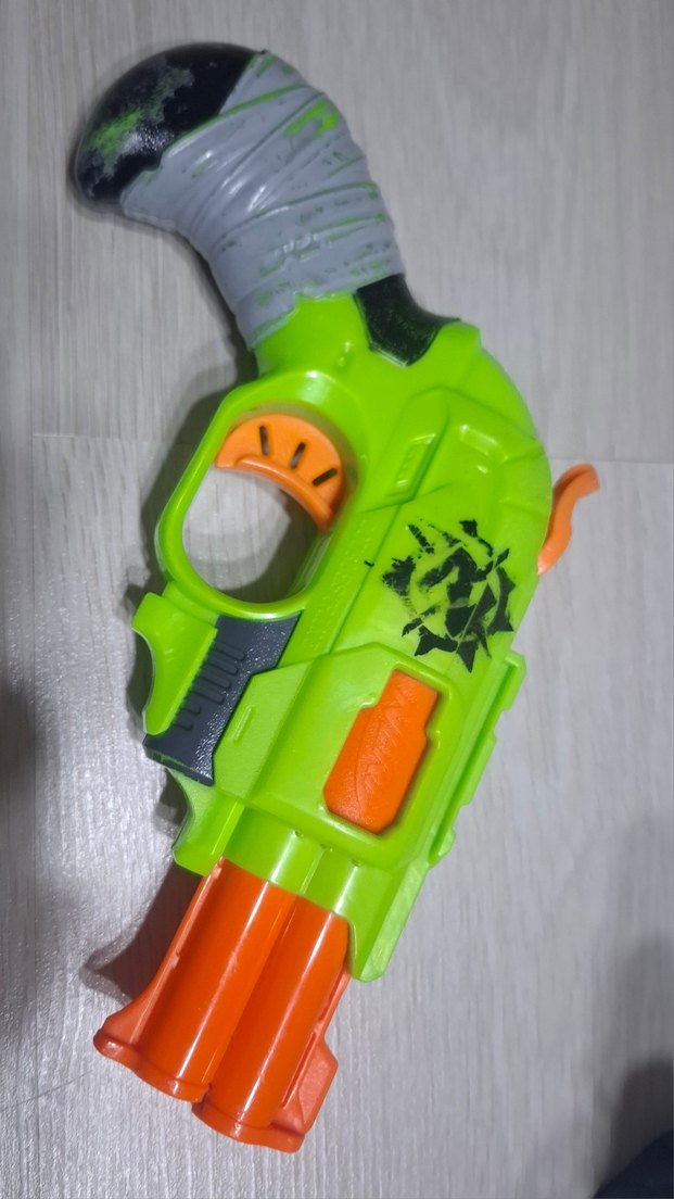 Renkli Turuncu Oyuncak Tabanca - Görsel 2
