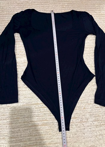 Lacivert Uzun Kollu Kadın Body - Görsel 2