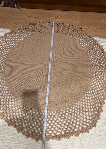 El Örgüsü Bohem Yuvarlak Halı - Görsel 2