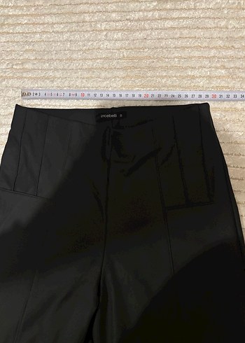 Siyah Deri Tayt - Görsel 3