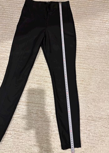 Siyah Deri Tayt - Görsel 2