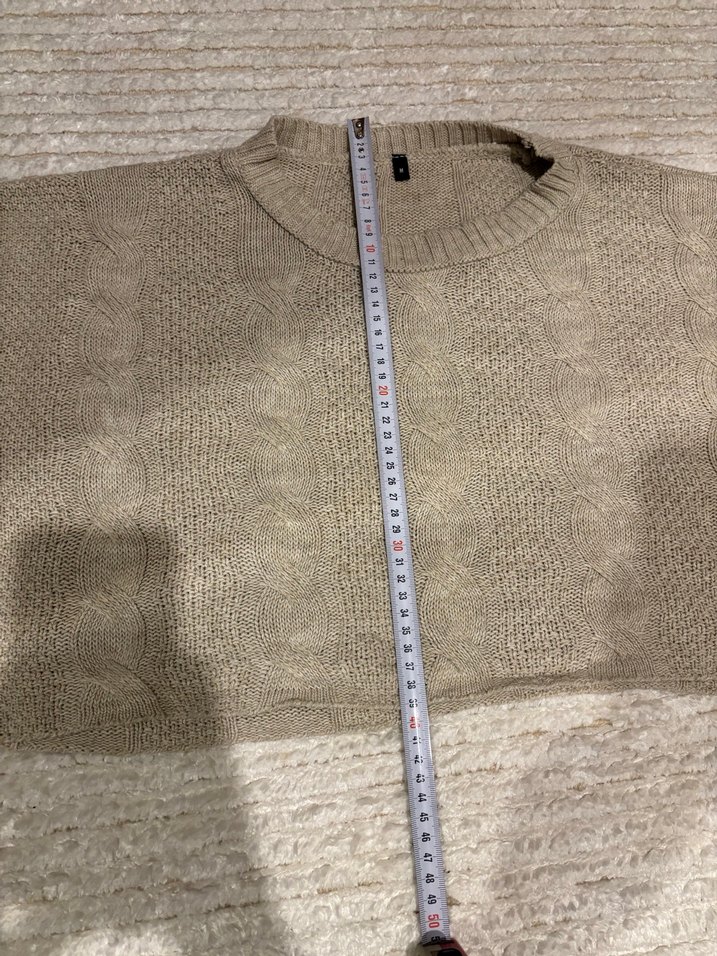 Triko Salaş Kısa Kazak - Görsel 2