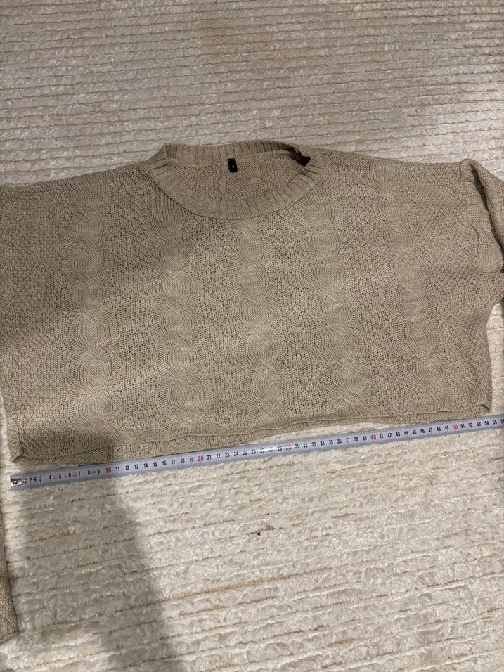 Triko Salaş Kısa Kazak - Görsel 4