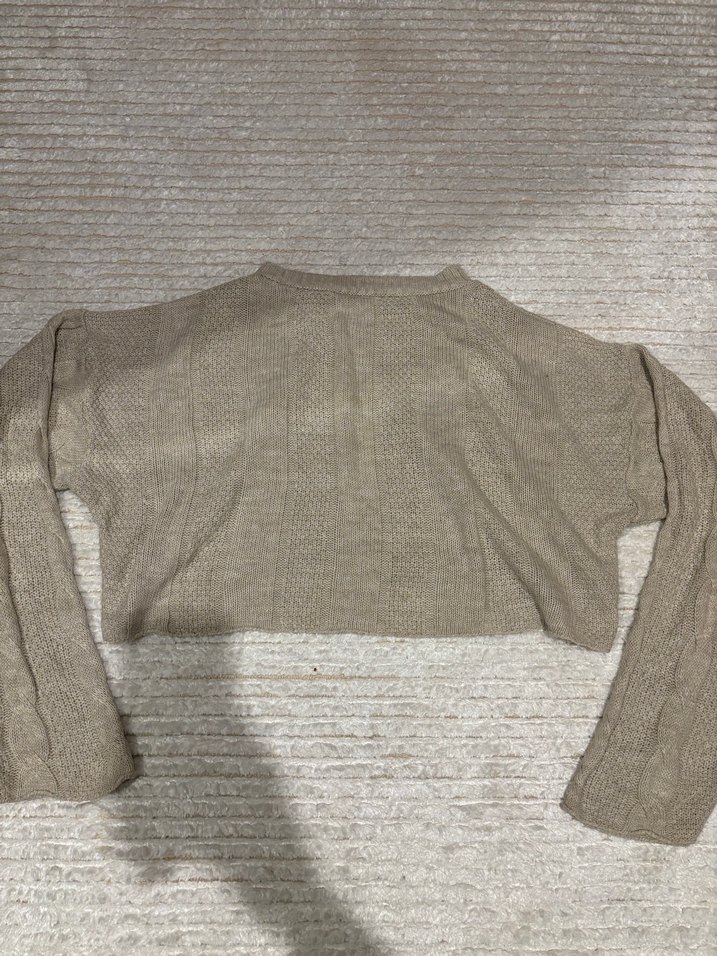 Triko Salaş Kısa Kazak - Görsel 5