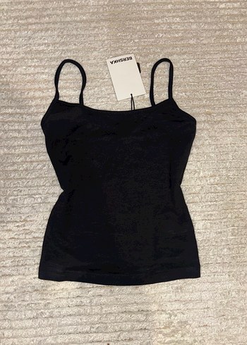 Siyah İnce Askılı Kadın Atlet - Görsel 2