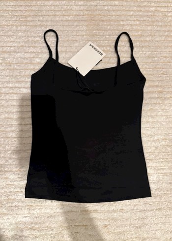 Siyah İnce Askılı Kadın Atlet - Görsel 5