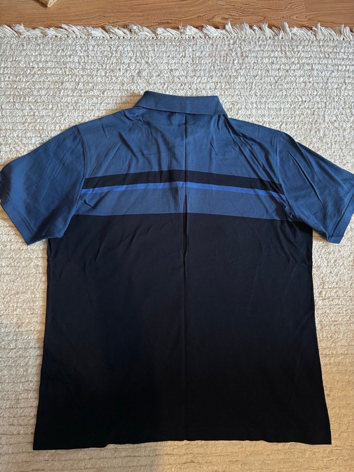 Erkek Mavi Kısa Kollu Polo Yaka Tişört - Görsel 4