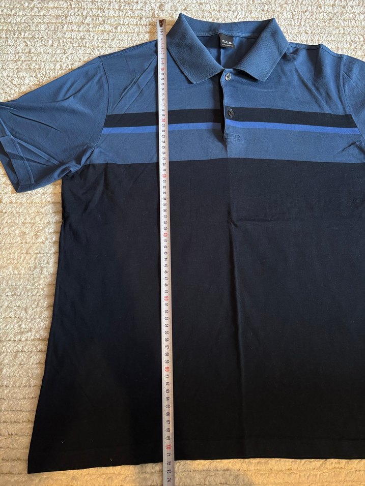 Erkek Mavi Kısa Kollu Polo Yaka Tişört - Görsel 2