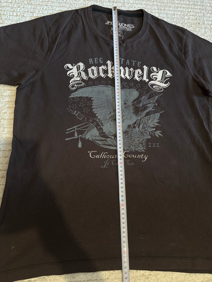 Vintage Siyah Erkek Kısa Kollu Tişört - Görsel 2