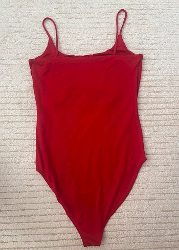 Stradivarius Kırmızı İnce Askılı Body
