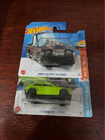  honda civic custom /chevy silverado HotWheels